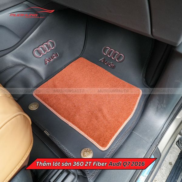 Thảm Lót Sàn Ô Tô 360 2T Fiber Audi Q7 2016