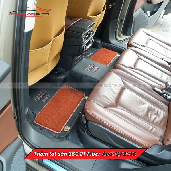 Thảm Lót Sàn Ô Tô 360 2T Fiber Audi Q7 2016