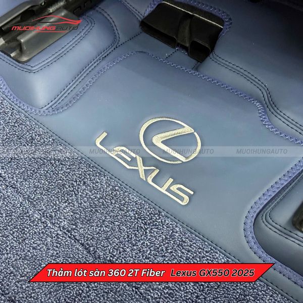 Thảm Lót Sàn Ô Tô 360 2T Fiber Lexus GX550 2025