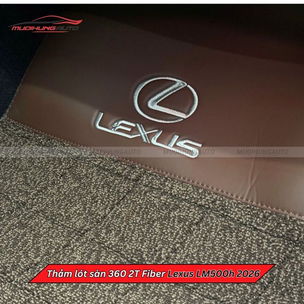 Thảm Lót Sàn Ô Tô 360 2T Fiber Lexus LM500h 2026