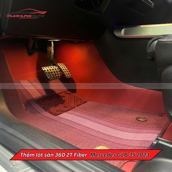 Thảm Lót Sàn Ô Tô 360 2T Fiber Mercedes GLB 35 2023