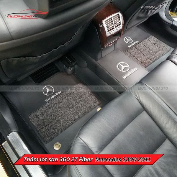 Thảm Lót Sàn Ô Tô 360 2T Fiber Mercedes S300 2011