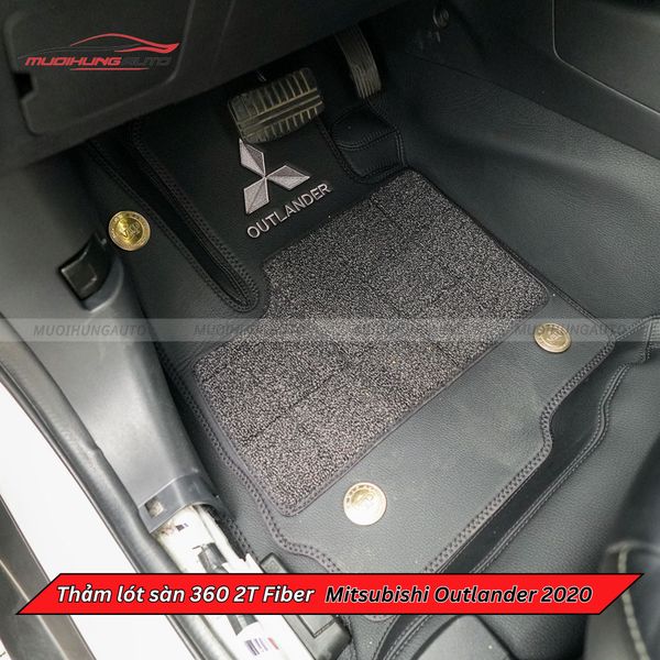 Thảm Lót Sàn Ô Tô 360 2T Fiber Mitsubishi Outlander 2020