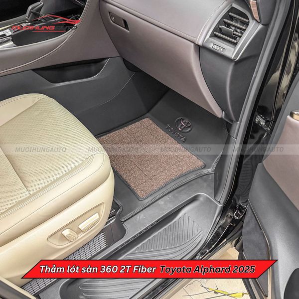 Thảm Lót Sàn Ô Tô 360 2T Fiber Toyota Alphard 2025