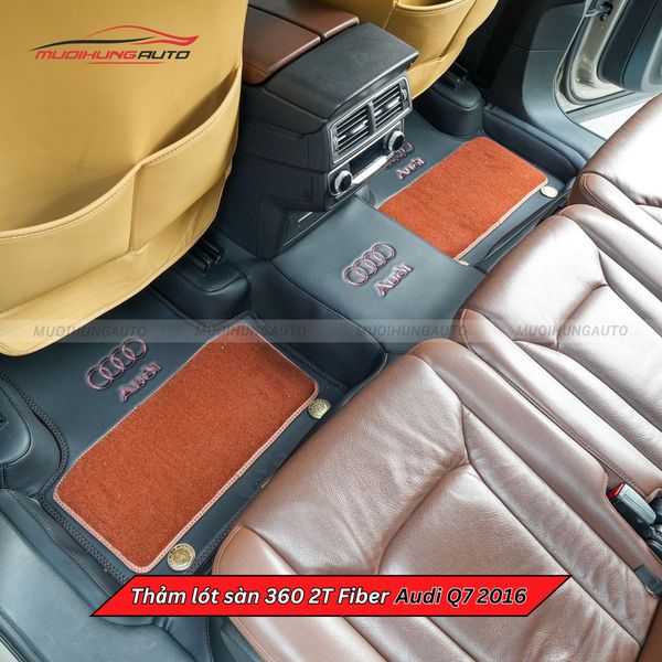 Thảm Lót Sàn Ô Tô 360 2T Fiber Audi Q7 2016