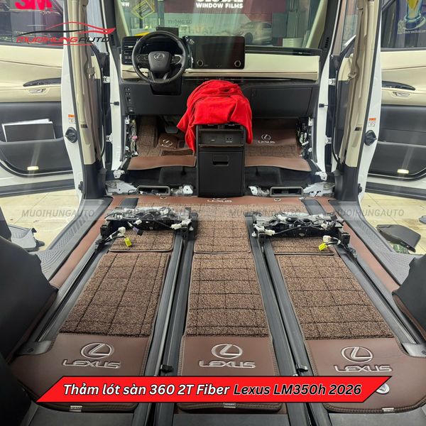 Thảm Lót Sàn Ô Tô 360 2T Fiber Lexus LM350h 2026