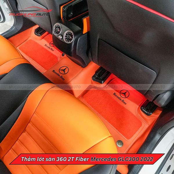 Thảm Lót Sàn Ô Tô 360 2T Fiber Mercedes GLC300 2022