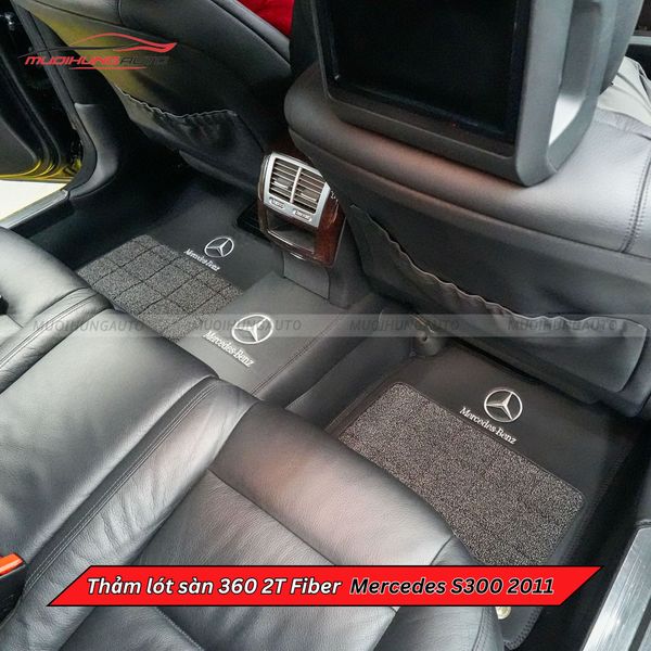 Thảm Lót Sàn Ô Tô 360 2T Fiber Mercedes S300 2011
