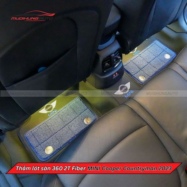 Thảm Lót Sàn Ô Tô 360 2T Fiber MINI Cooper Countryman 2023