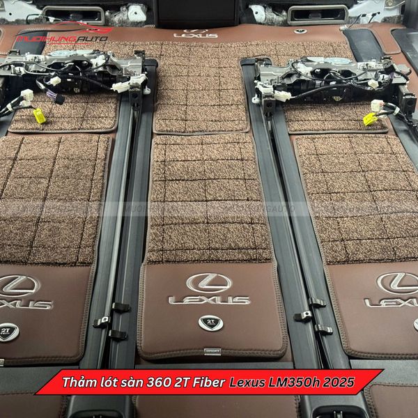 Thảm Lót Sàn Ô Tô 360 2T Fiber Lexus LM350h 2025