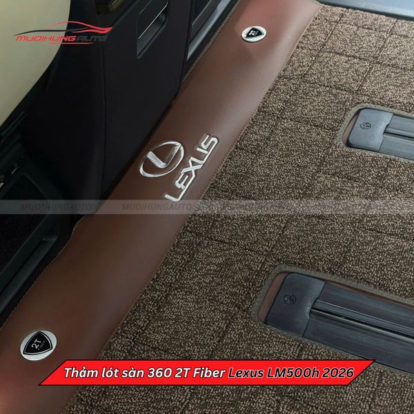 Thảm Lót Sàn Ô Tô 360 2T Fiber Lexus LM500h 2026