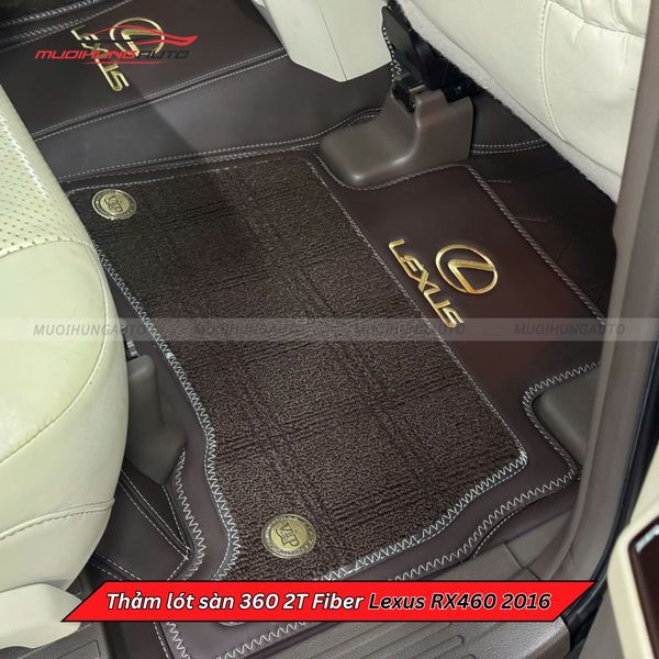 Thảm Lót Sàn Ô Tô 360 2T Fiber Lexus RX460 2016
