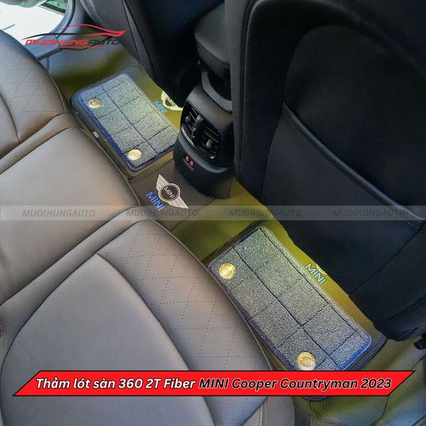 Thảm Lót Sàn Ô Tô 360 2T Fiber MINI Cooper Countryman 2023