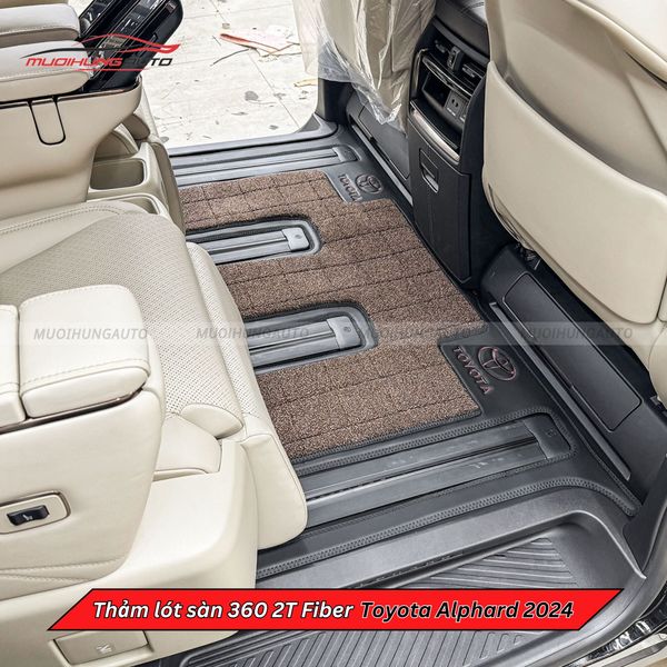 Thảm Lót Sàn Ô Tô 360 2T Fiber Toyota Alphard 2024