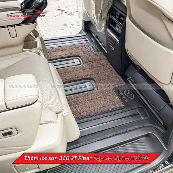 Thảm Lót Sàn Ô Tô 360 2T Fiber Toyota Alphard 2026