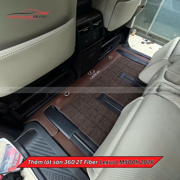 Thảm Lót Sàn Ô Tô 360 2T Fiber Lexus LM500h 2026
