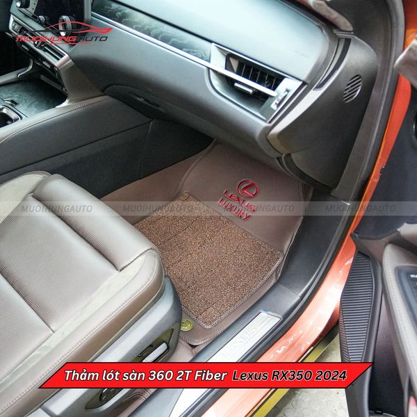 Thảm Lót Sàn Ô Tô 360 2T Fiber Lexus RX350 2024