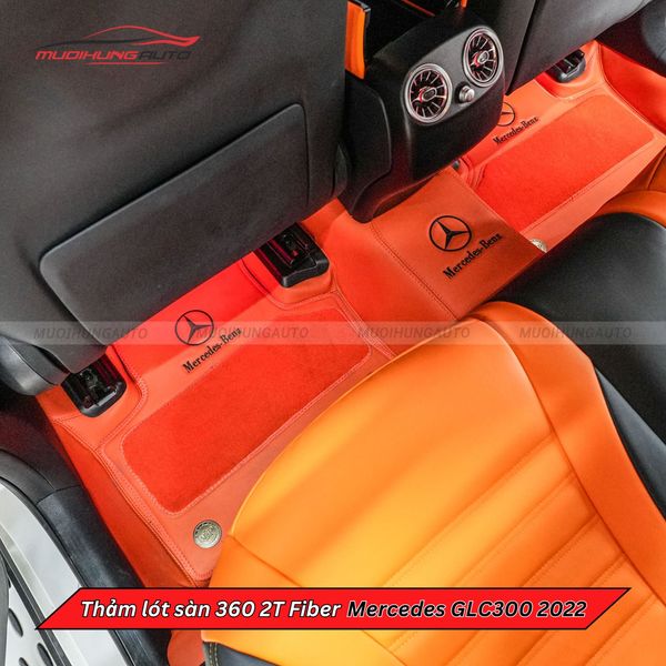 Thảm Lót Sàn Ô Tô 360 2T Fiber Mercedes GLC300 2022
