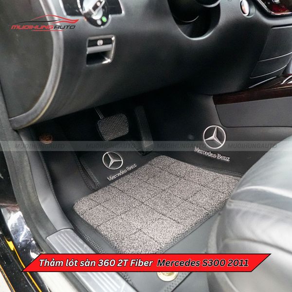 Thảm Lót Sàn Ô Tô 360 2T Fiber Mercedes S300 2011