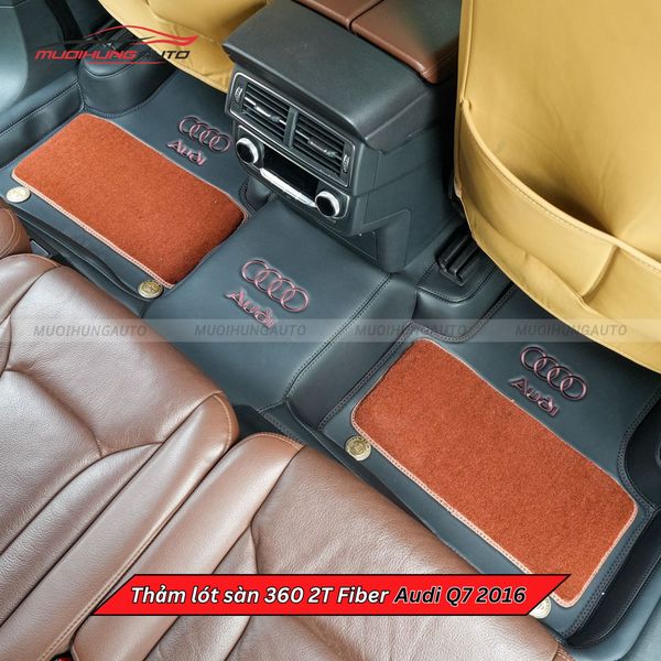 Thảm Lót Sàn Ô Tô 360 2T Fiber Audi Q7 2016