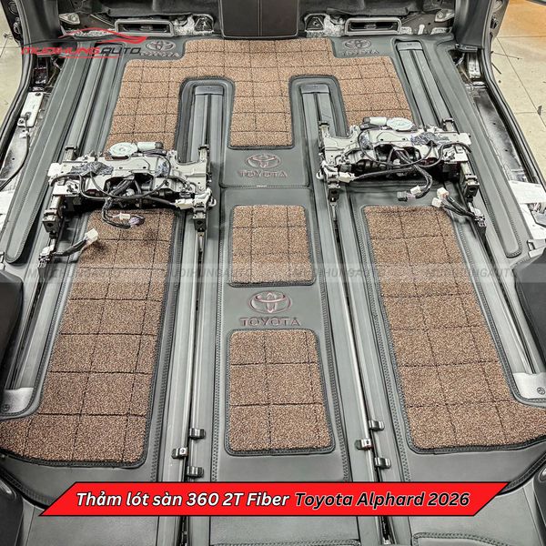 Thảm Lót Sàn Ô Tô 360 2T Fiber Toyota Alphard 2026