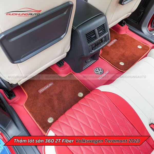 Thảm Lót Sàn Ô Tô 360 2T Fiber Volkswagen Teramont 2023
