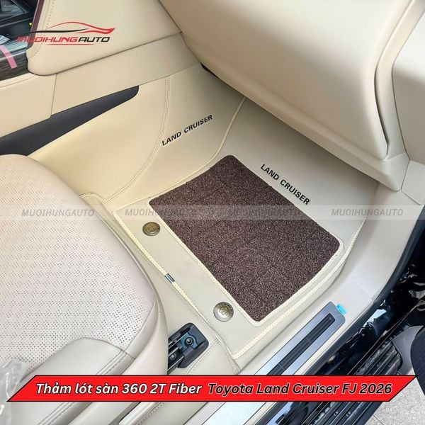 Thảm Lót Sàn Ô Tô 360 2T Fiber Toyota Land Cruiser FJ 2026