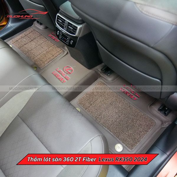 Thảm Lót Sàn Ô Tô 360 2T Fiber Lexus RX350 2024