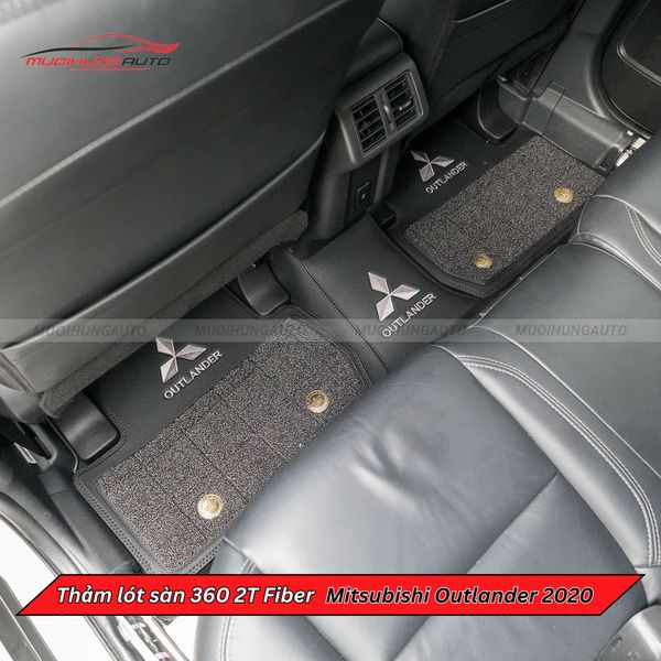 Thảm Lót Sàn Ô Tô 360 2T Fiber Mitsubishi Outlander 2020