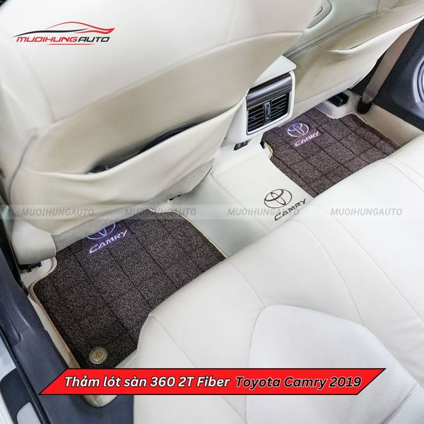 Thảm Lót Sàn Ô Tô 360 2T Fiber Toyota Camry 2019