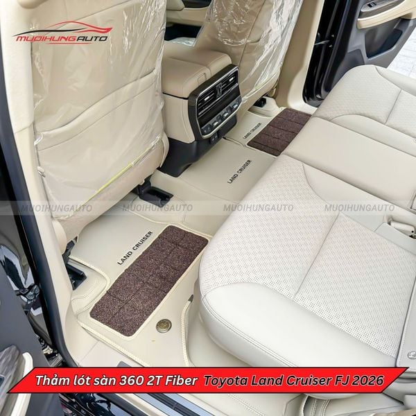 Thảm Lót Sàn Ô Tô 360 2T Fiber Toyota Land Cruiser FJ 2026
