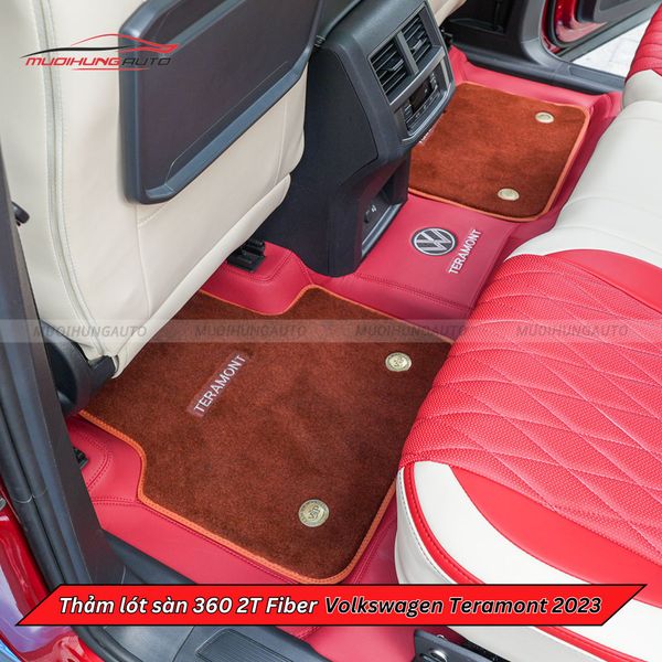 Thảm Lót Sàn Ô Tô 360 2T Fiber Volkswagen Teramont 2023
