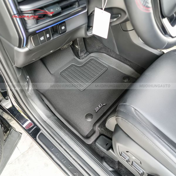 Thảm Lót Sàn 3D Kagu Maxpider Ô Tô Hyundai Santafe 2025