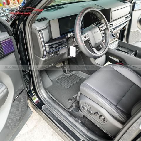 Thảm lót sàn 3D Kagu Maxpider ô tô Hyundai Santafe 2025