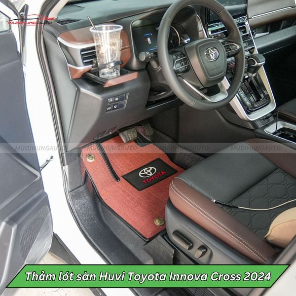 Thảm Lót Sàn Huvi Ô Tô Toyota Innova Cross 2024