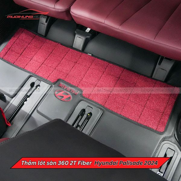 Thảm Lót Sàn Ô Tô 360 2T Fiber Hyundai Palisade 2024
