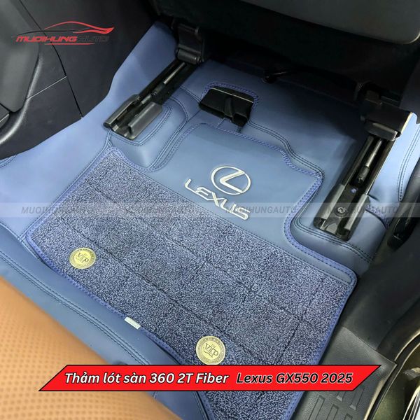 Thảm Lót Sàn Ô Tô 360 2T Fiber Lexus GX550 2025