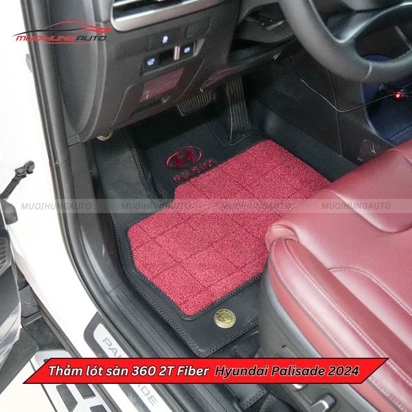 Thảm Lót Sàn Ô Tô 360 2T Fiber Hyundai Palisade 2024