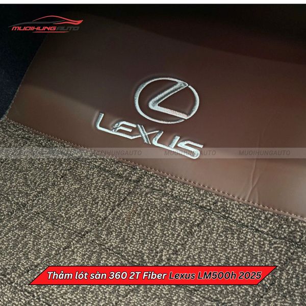 Thảm Lót Sàn Ô Tô 360 2T Fiber Lexus LM500h 2025