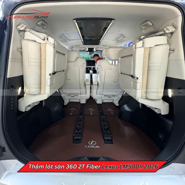 Thảm Lót Sàn Ô Tô 360 2T Fiber Lexus LM500h 2026