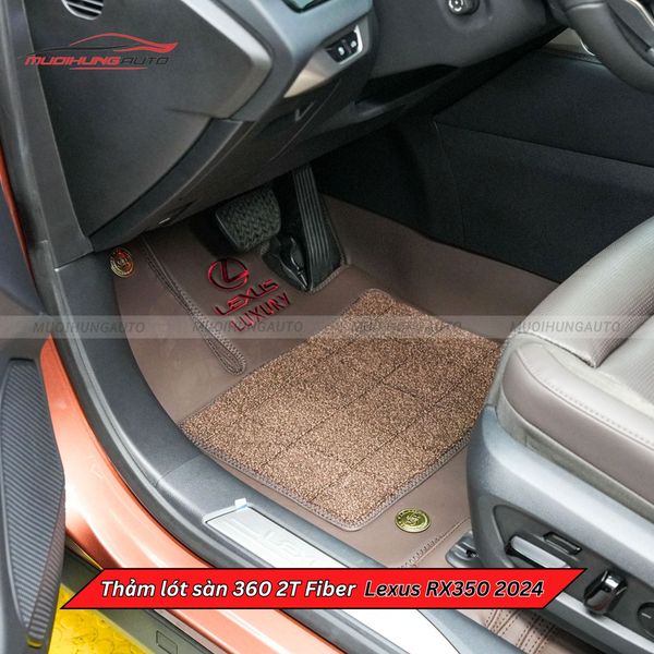 Thảm Lót Sàn Ô Tô 360 2T Fiber Lexus RX350 2024