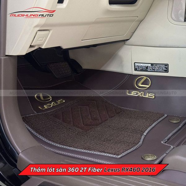 Thảm Lót Sàn Ô Tô 360 2T Fiber Lexus RX460 2016