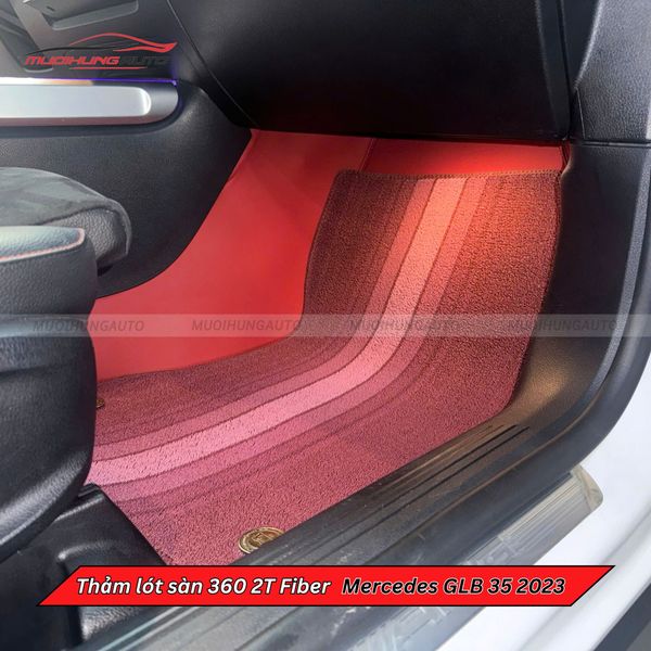 Thảm Lót Sàn Ô Tô 360 2T Fiber Mercedes GLB 35 2023