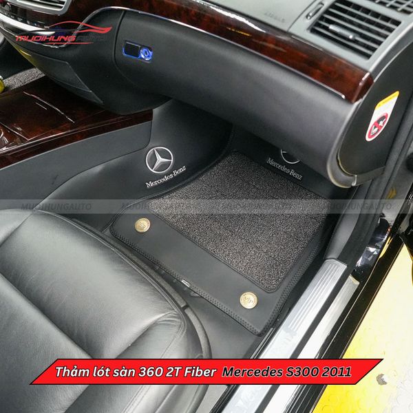 Thảm Lót Sàn Ô Tô 360 2T Fiber Mercedes S300 2011