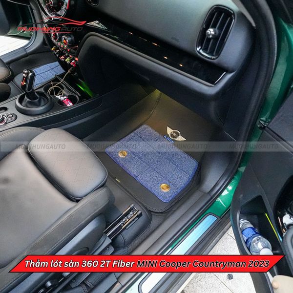 Thảm Lót Sàn Ô Tô 360 2T Fiber MINI Cooper Countryman 2023