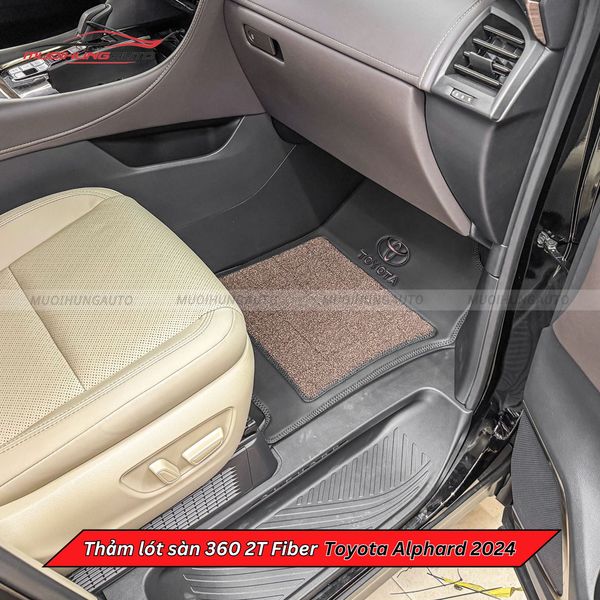 Thảm Lót Sàn Ô Tô 360 2T Fiber Toyota Alphard 2024