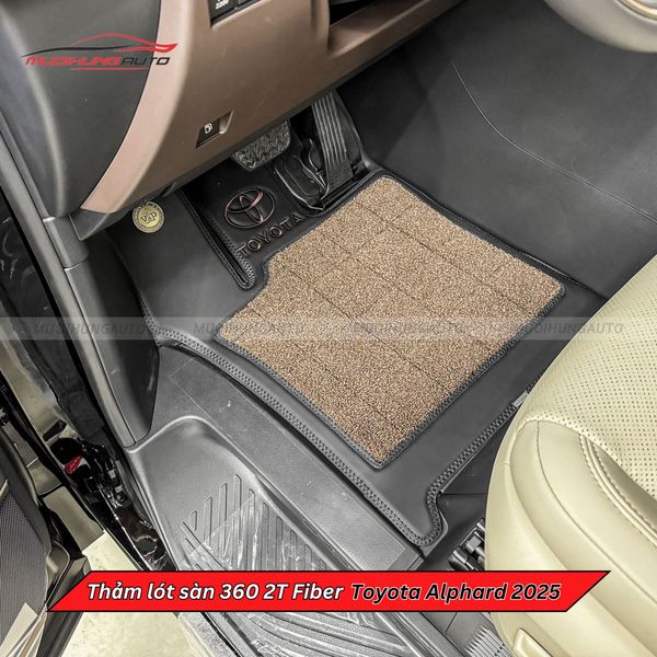 Thảm Lót Sàn Ô Tô 360 2T Fiber Toyota Alphard 2025
