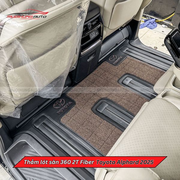 Thảm Lót Sàn Ô Tô 360 2T Fiber Toyota Alphard 2025