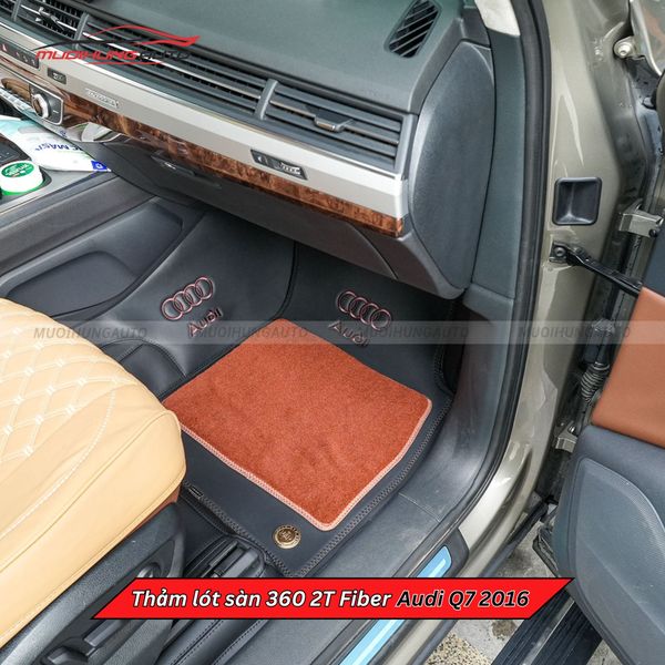 Thảm Lót Sàn Ô Tô 360 2T Fiber Audi Q7 2016