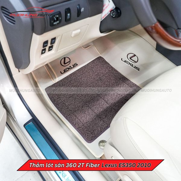 Thảm Lót Sàn Ô Tô 360 2T Fiber Lexus ES350 2010